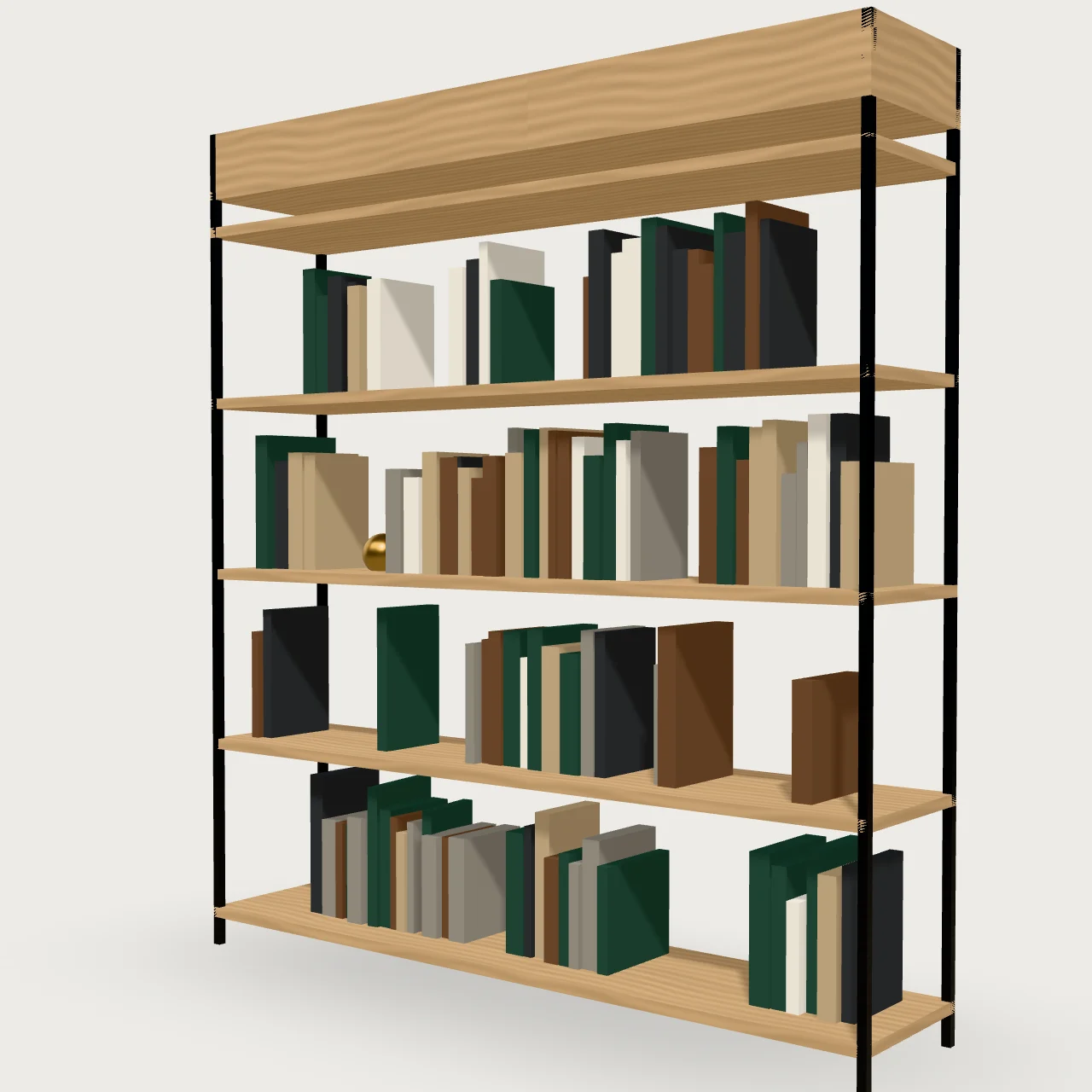 Bookshelf 3D model