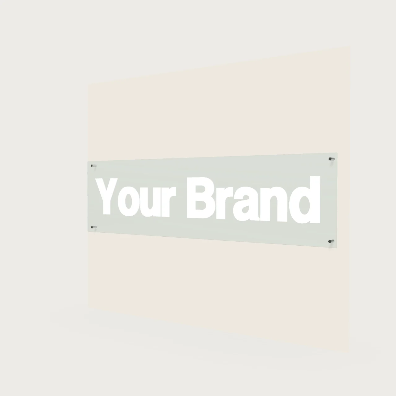 Neon Wall Sign 3D model